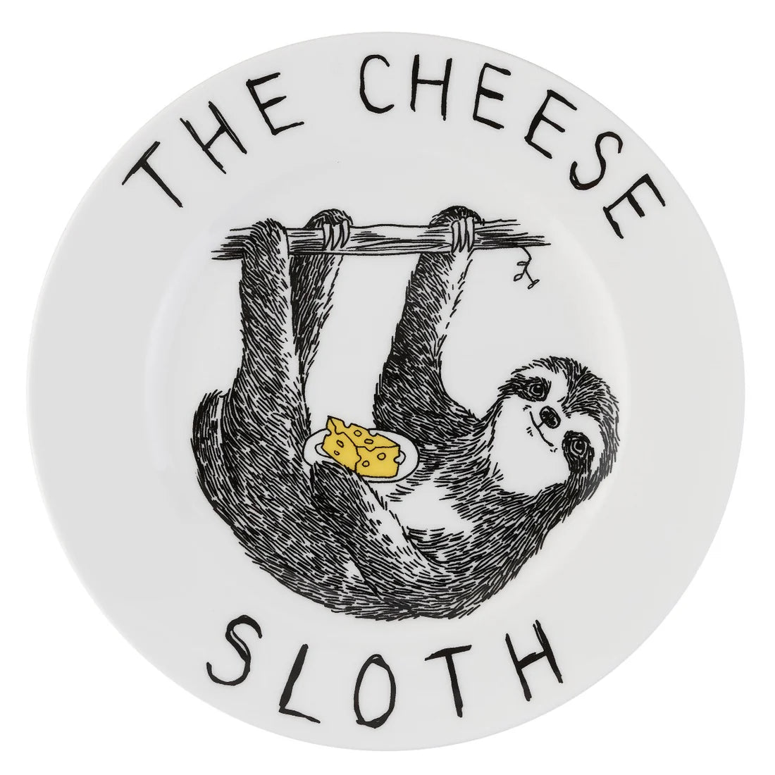 Side Plate'The Cheese Sloth'