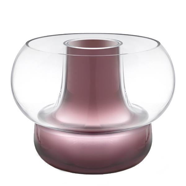 Cado vase H24 cm plum