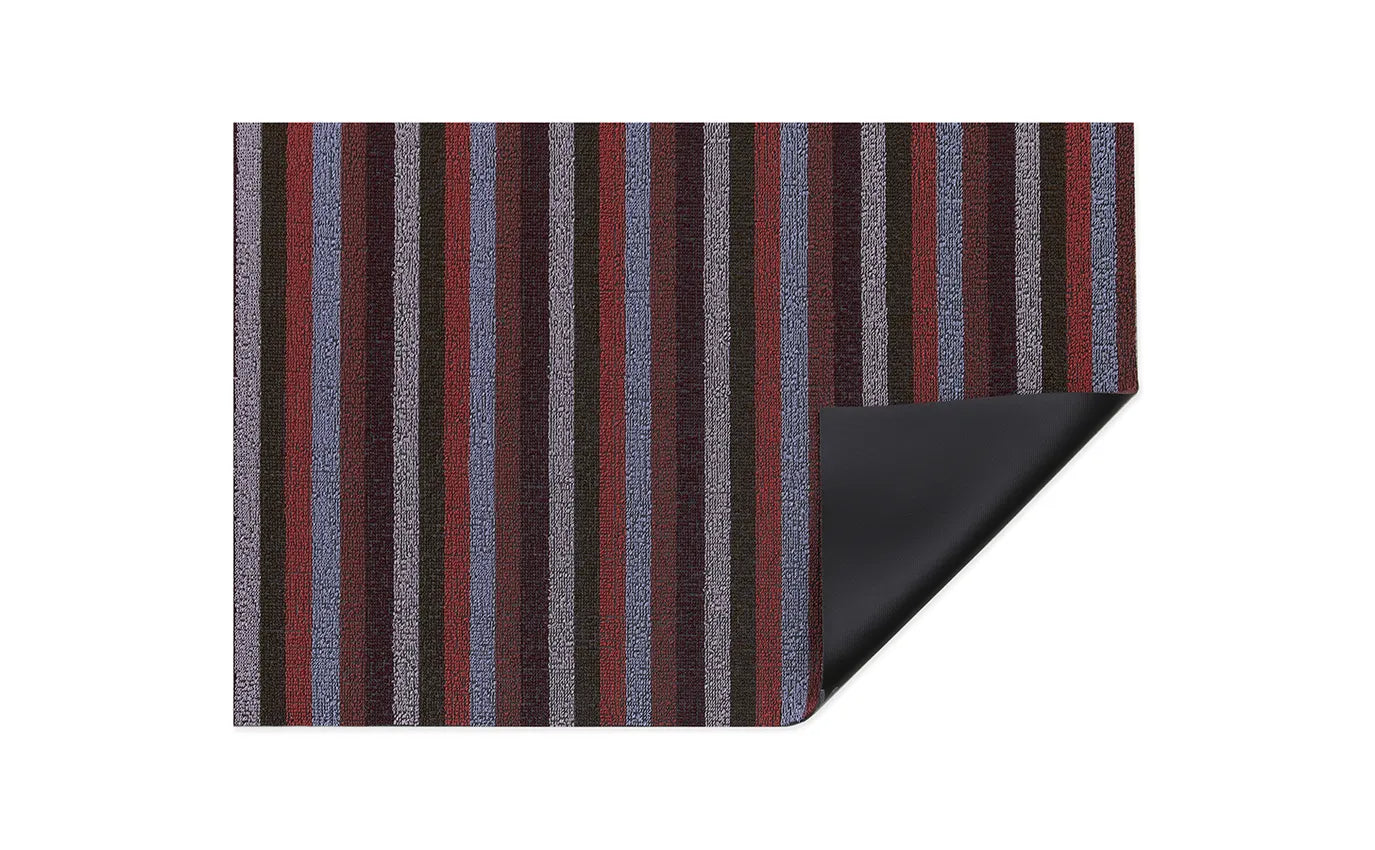 Chilewich  Shag Mat Even Stripe Berry