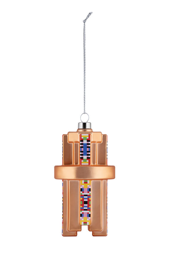 ESA06 2 Prism Christmas tree ornament