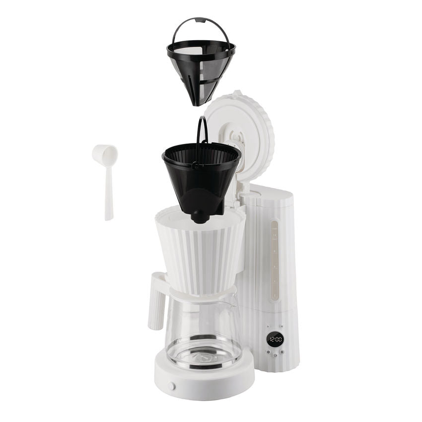 MDL14W/US Plissé  Drip coffee maker, White. US plug. 1100W 120V~60H