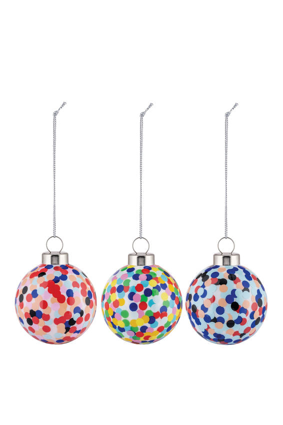 AM43SET3 Proust Set of 3 Christmas baubles