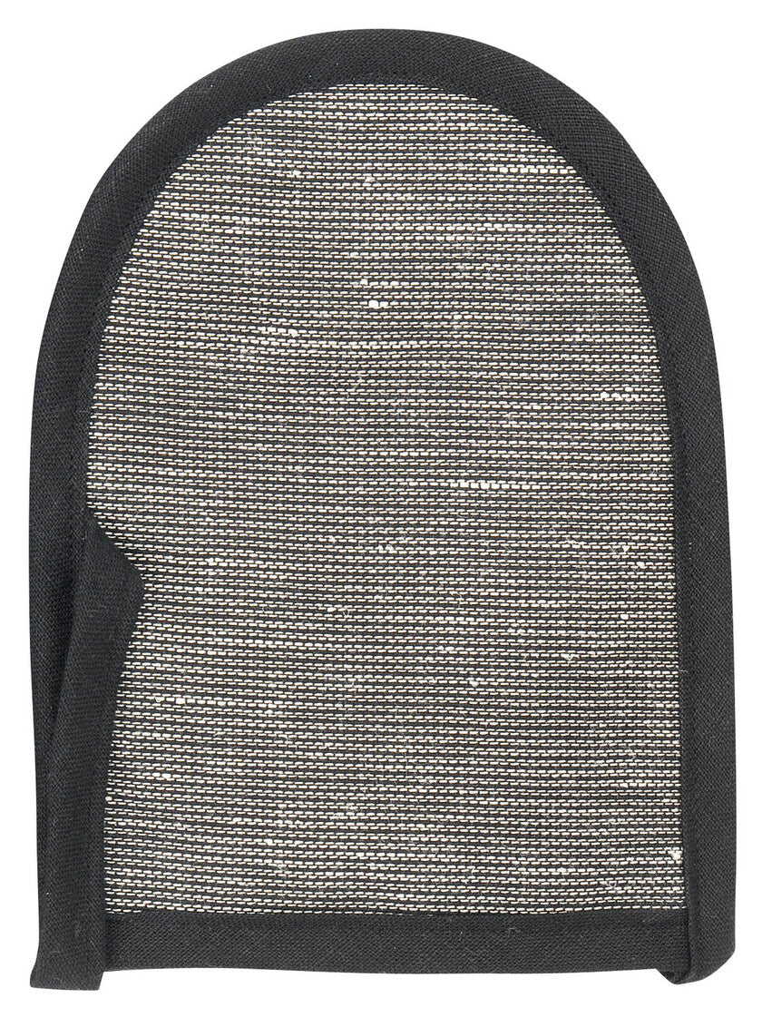 ONNI wash mitten 21/black-linen linen terry