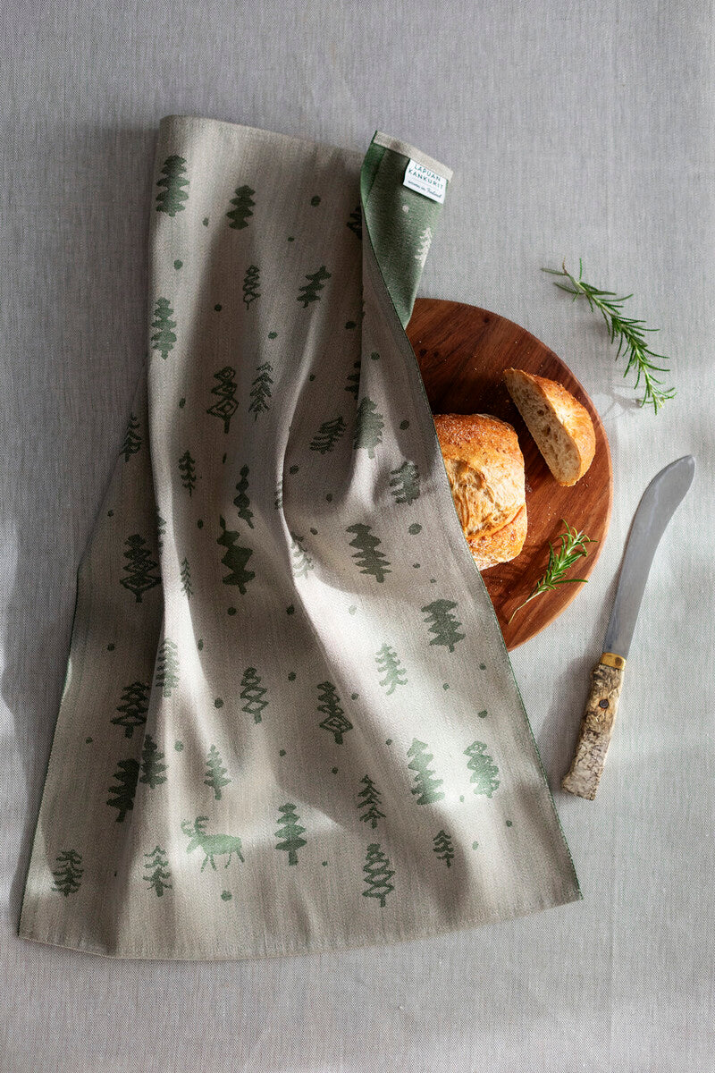 PORO towel 46x70cm 2/linen-green