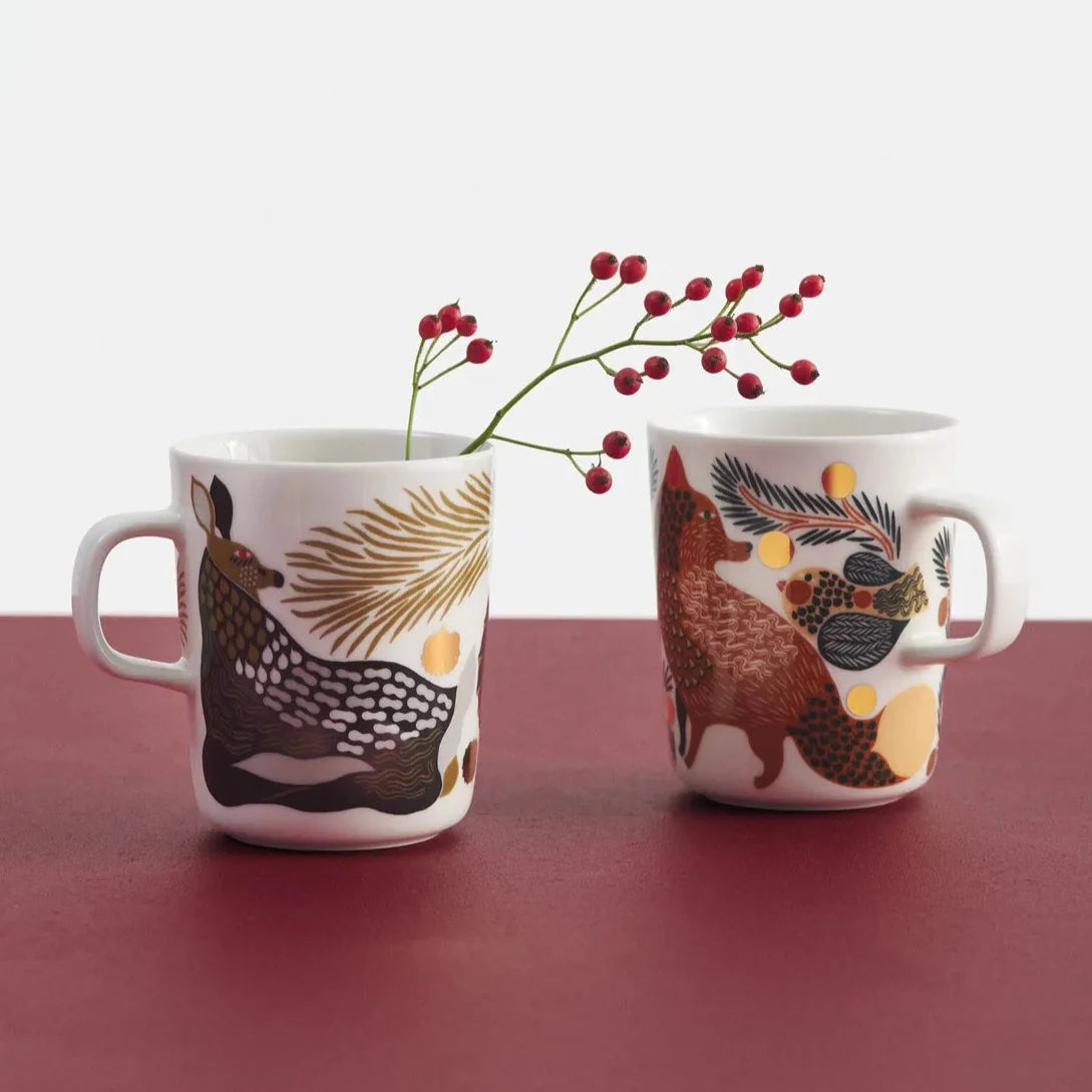 Oiva / Ketunmarja & Peura Mug 2,5 Dl, 2 Kpl