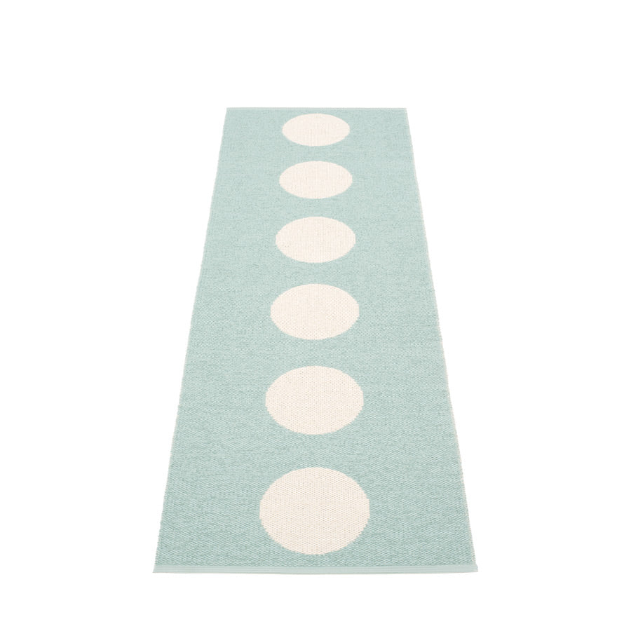 70x225cm / 2.25x7.5ft VERA RUG - TURQUOISE/VANILLA