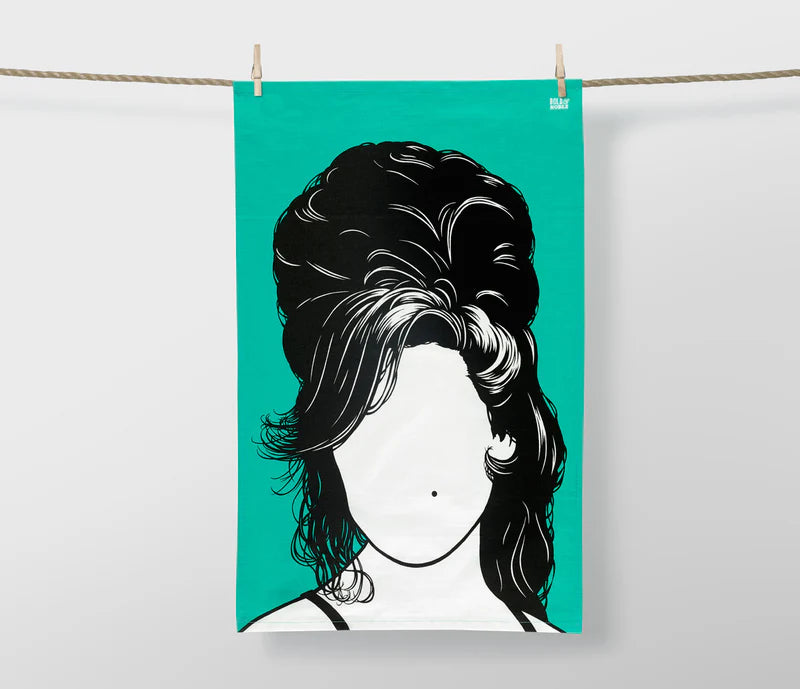 Rock Icon Tea Towel Amy Winehouse