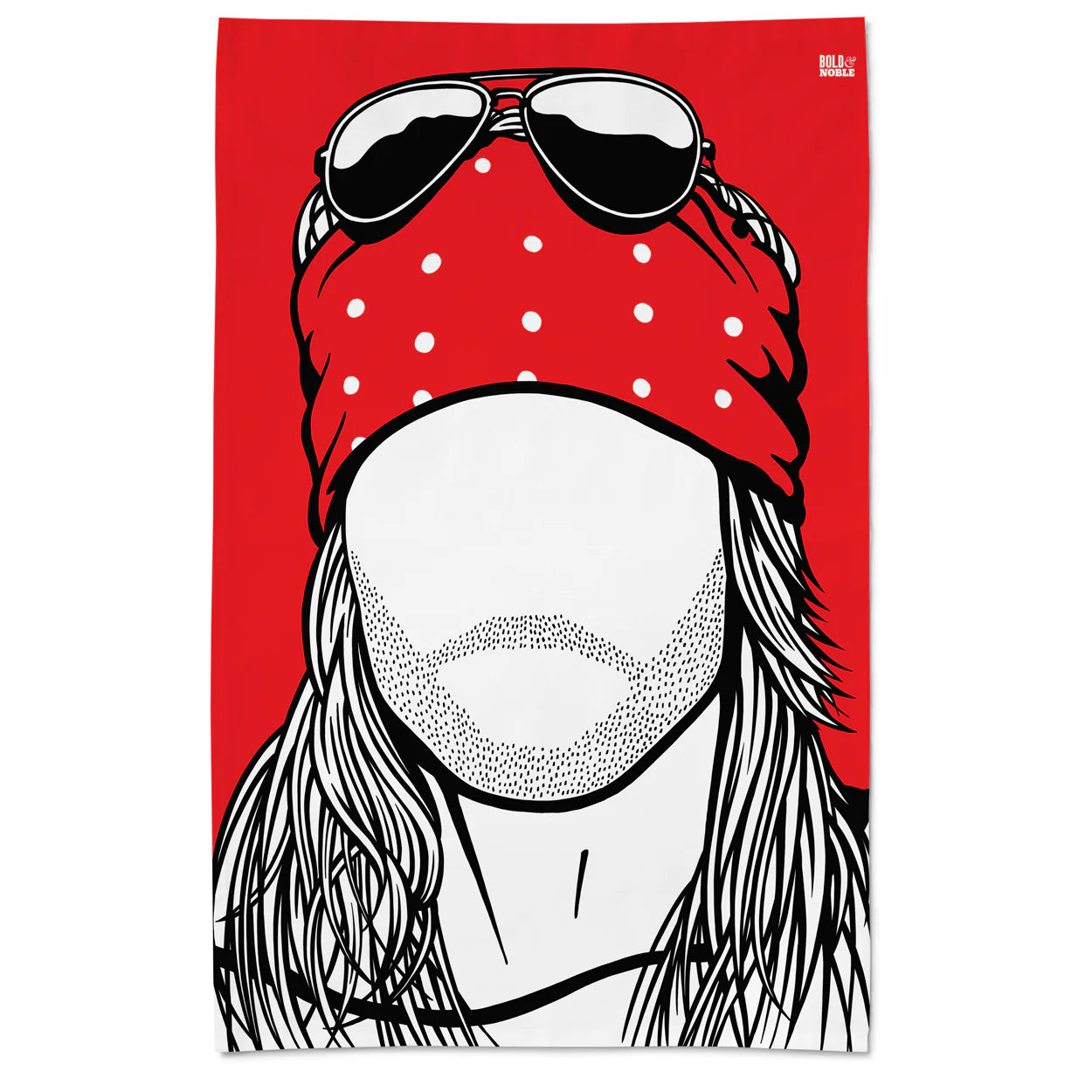 Rock Icon Tea Towel Axl Rose