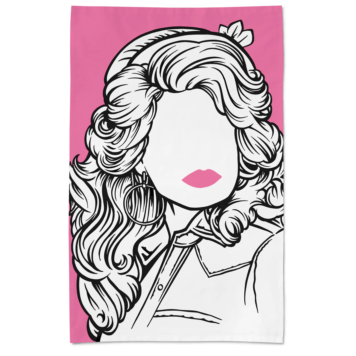 Rock Icon Tea Towel Dolly Parton