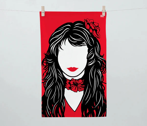 Rock Icon Tea Towel Kate Bush