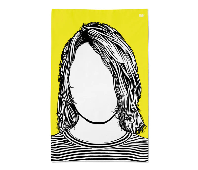 Rock Icon Tea Towel Kurt Cobain  'Nirvana'