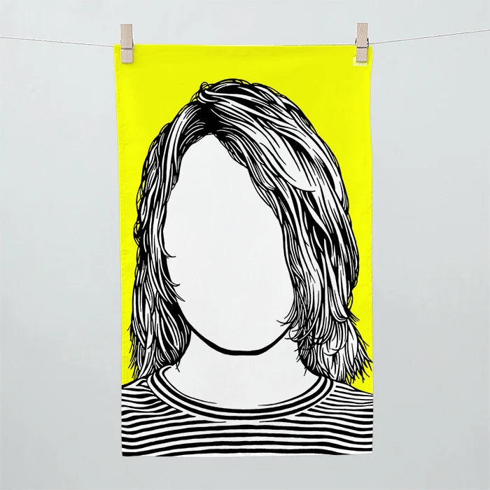 Rock Icon Tea Towel Kurt Cobain  'Nirvana'