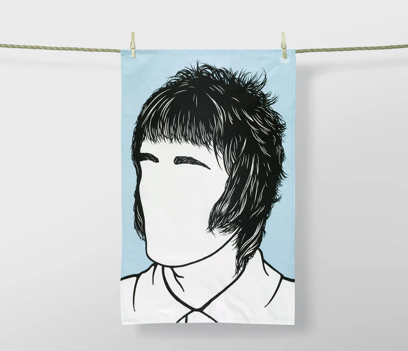 Rock Icon Tea Towel Liam Gallagher