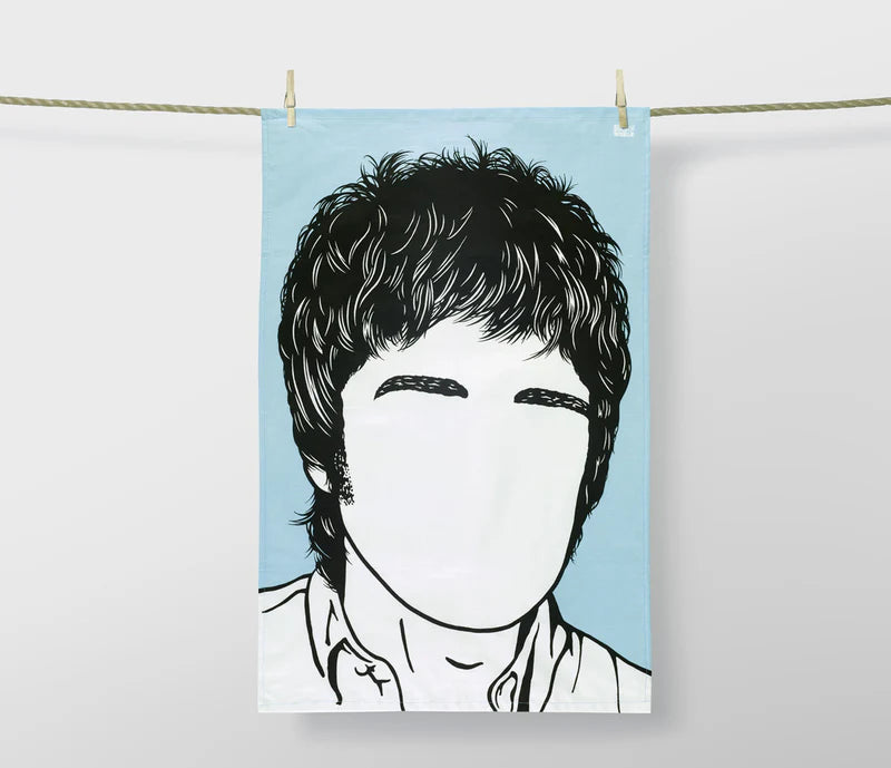 Rock Icon Tea Towel Noel Gallagher