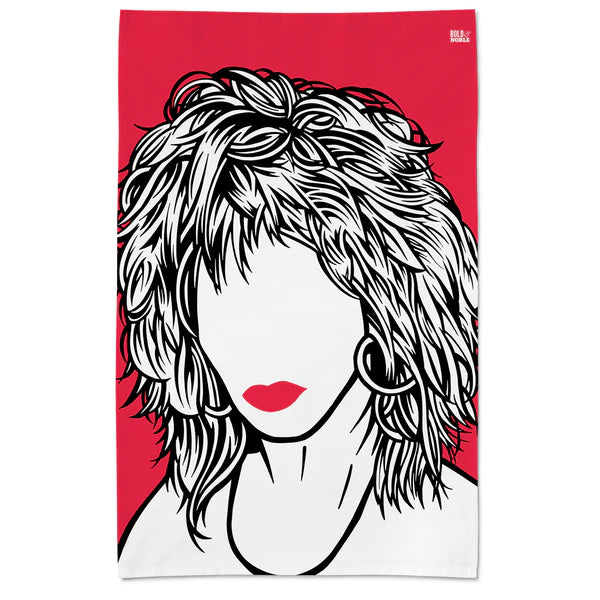 Rock Icon Tea Towel Tina Turner