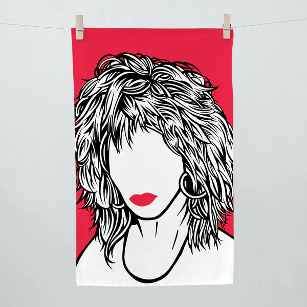 Rock Icon Tea Towel Tina Turner