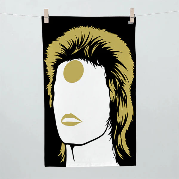 Rock Icon Tea Towel David Bowie Ziggy Stardust