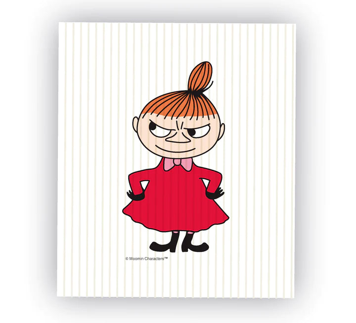 Dishcloth Moomin 'Little My White'