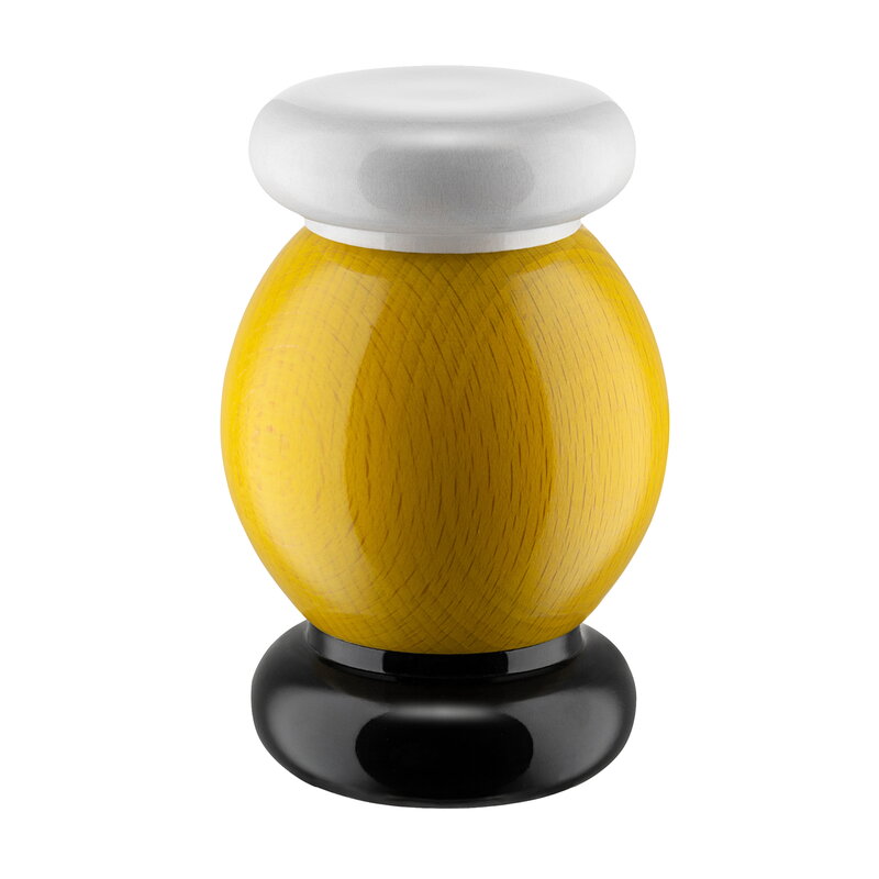 ES18 1 Sottsass grinder, small, yellow - white - black