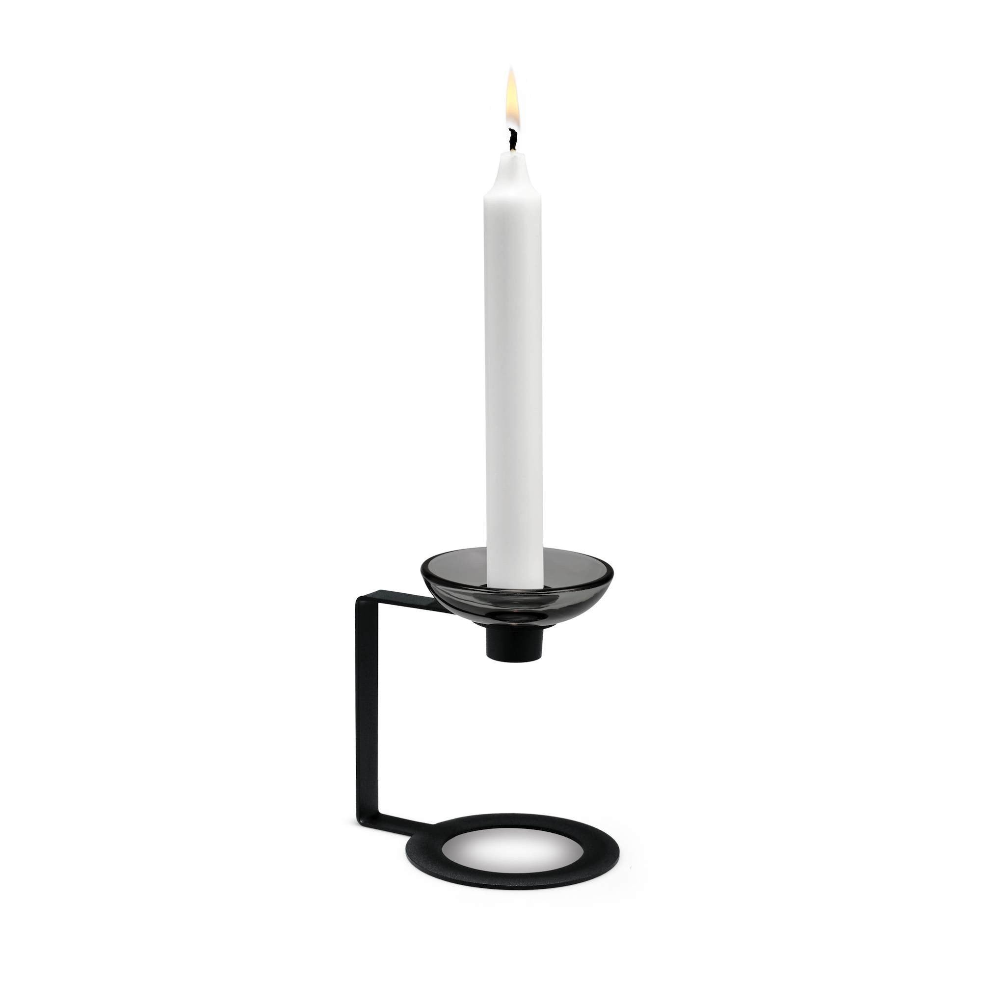 LUMI Candle Holder, 1-Armed, 4.9"