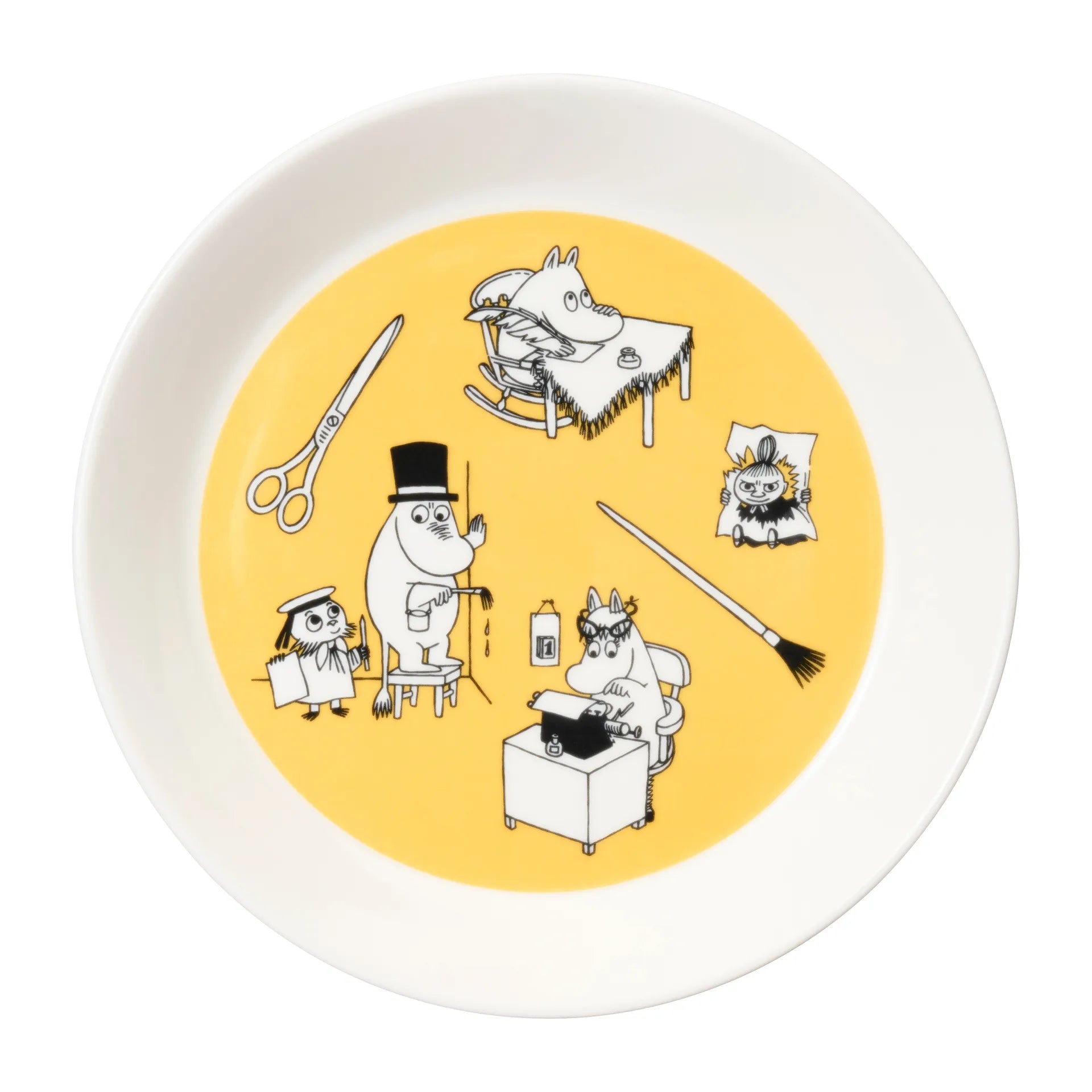 Moomin plate set Office & Winternight - Ø19 cm