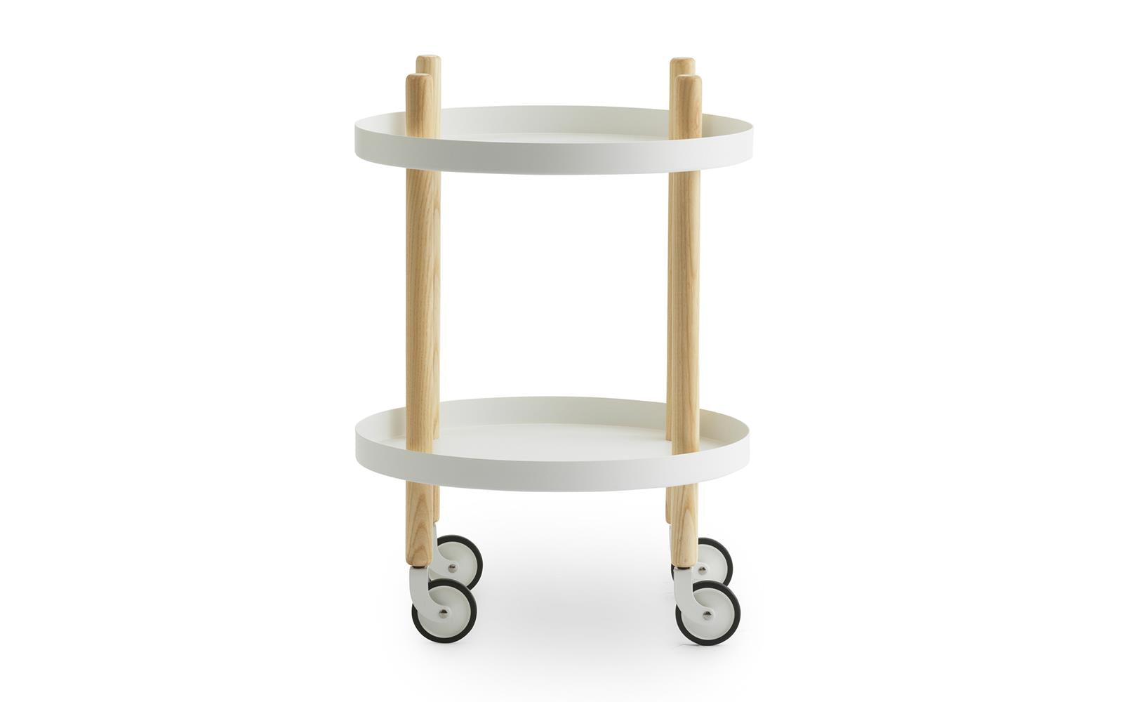 Block Table Ø45 cm White