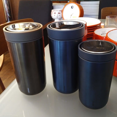 Stelton Scoop Tea canister small 13cm — Studio Pazo