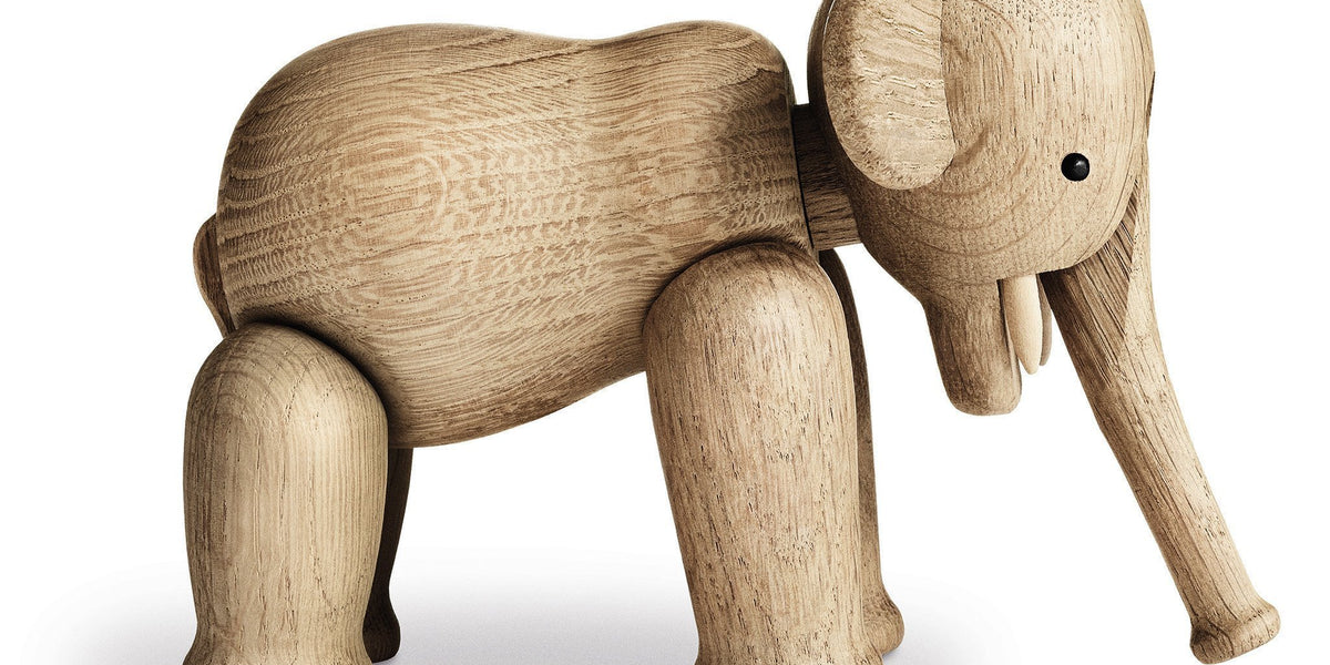 Kay Bojesen Wooden Animals Elephant Small oak Studio Pazo