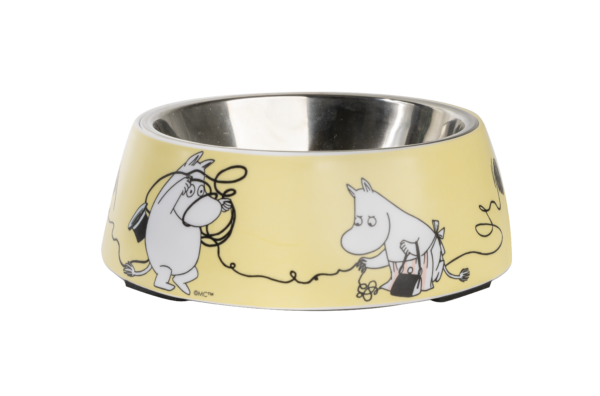 MOOMIN PET FOOD BOWL  Medium Yellow