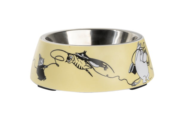 MOOMIN PET FOOD BOWL  Medium Yellow