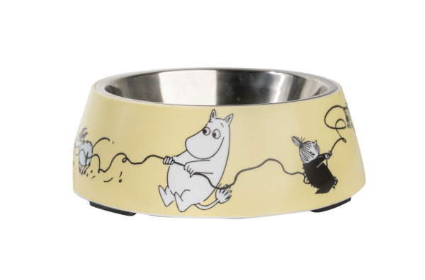 MOOMIN PET FOOD BOWL  Medium Yellow