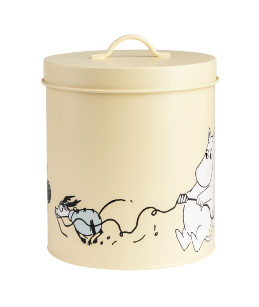 Moomin Pets tin jar set, GREEN / YELLOW