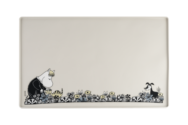 MOOMIN PET FOOD SILICONE MAT 60X40CM GREY