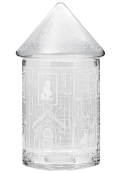 Moomin glass jar Moominhouse 30,5cm