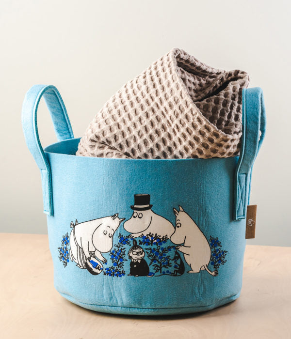 Moomin storage basket 17L, Blueberries