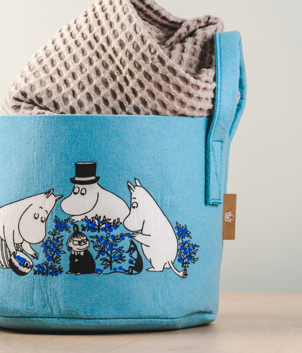 Moomin storage basket 17L, Blueberries