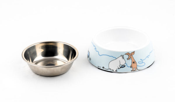 MOOMIN PET FOOD BOWL Small Blue