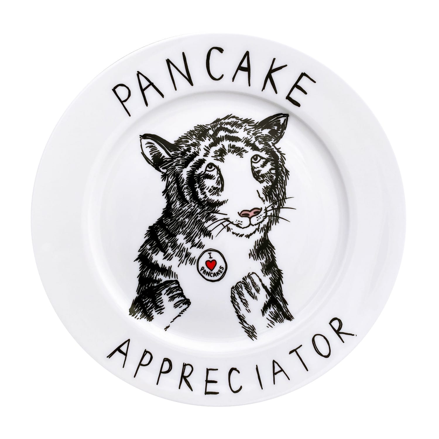 Side Plate 'Pancake Appreciator'