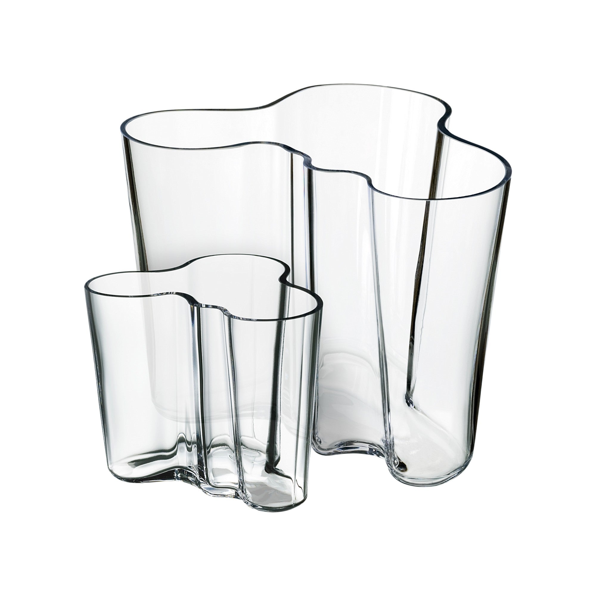 Alvar Aalto Collection gift set 95 mm + 160 mm 2 pcs clear / 6.25" & 3.75"