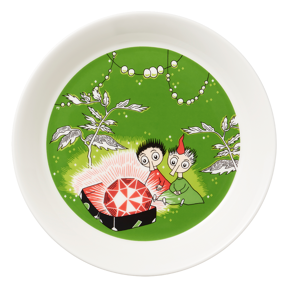 MOOMIN CLASSICS  Plate 19cm  / 7.5" Thingumy and Bob