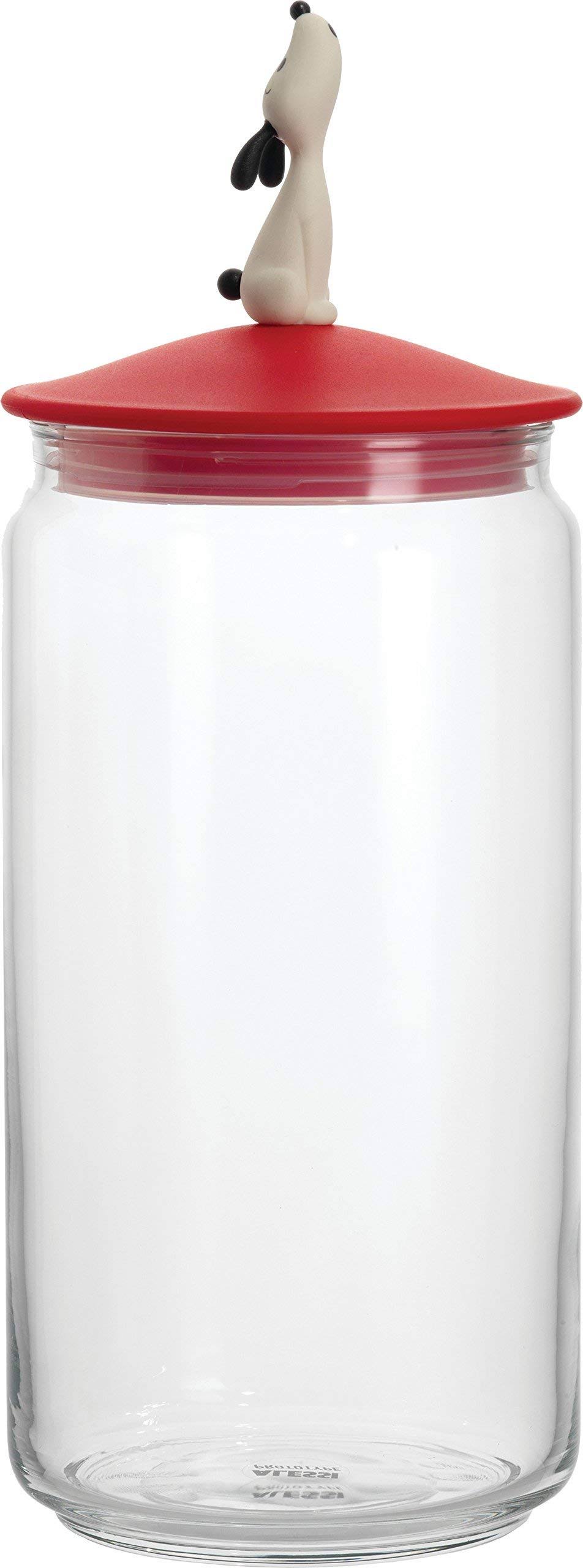 AMMI21 R LulàJar / Dog treat jar RED *